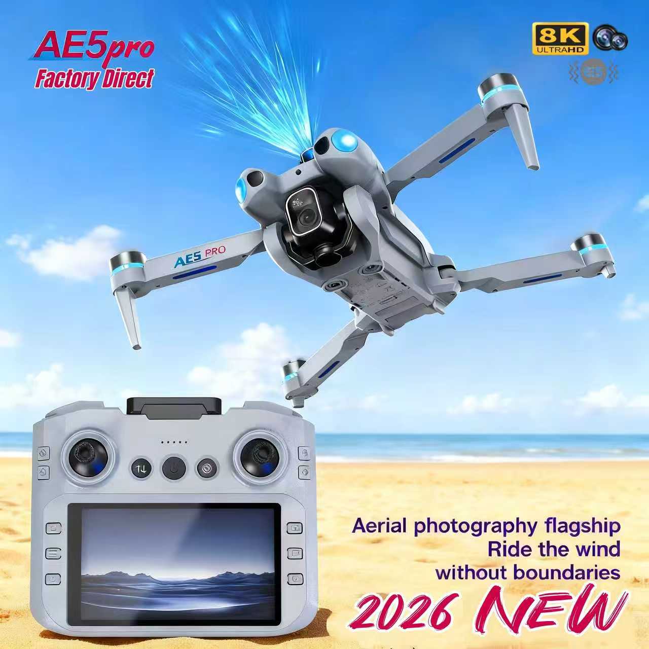 Jjrc Drone X12 - 5KM 8K プロフェッショナルHDデュアルカメラ 2026年人気新作 AE5 GPSドローン