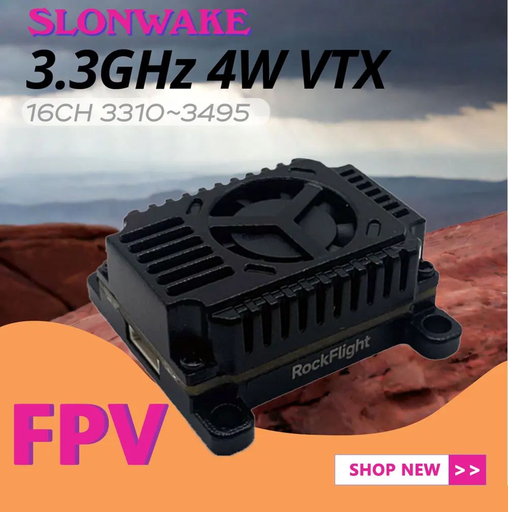 SLONWAKE FPV 3.3G 16CH 4000mW  - Drone Rc Toy のレビューと価格