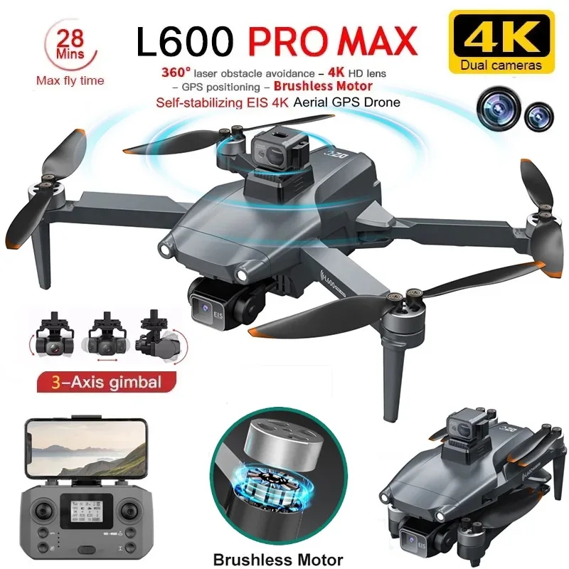 L600 プロマックス GPS ドローンプロフェッショナル  - Drone Ae Rc のレビューと価格