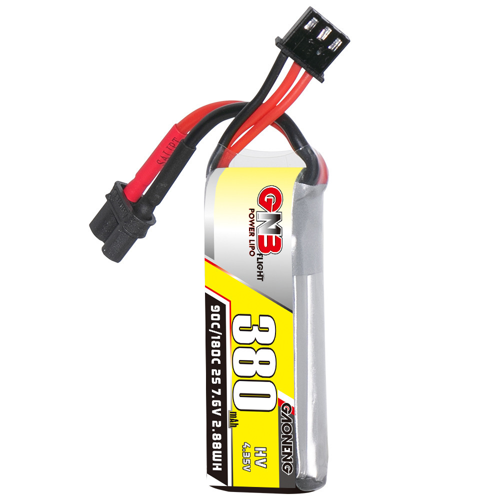 GNB 2S 7.6V 380mAh 90C/180C リポ - Drone Rc Leading のレビューと価格